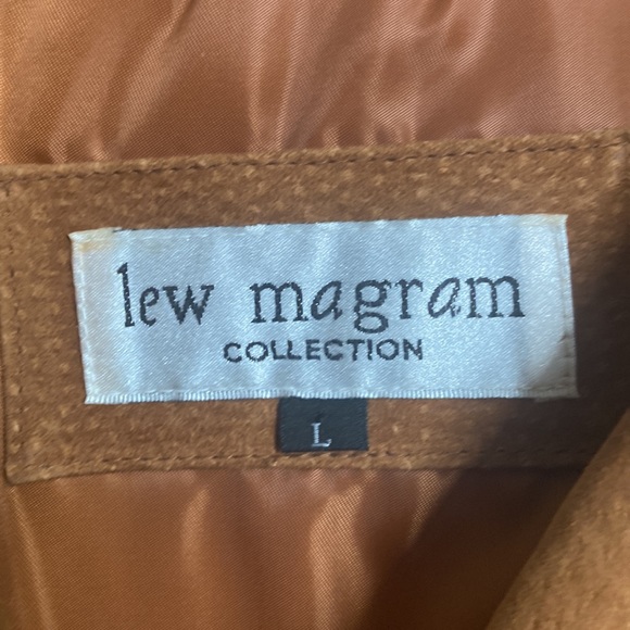 LEW MAGRAM Western Embroidered sz Large Fringe Jacket - Picture 7 of 10